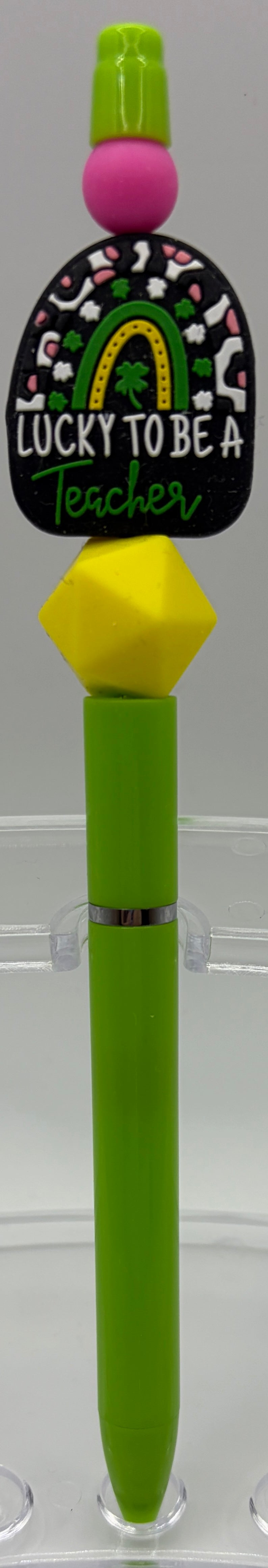 Handmade St. Patrick’s Day Beaded Pens | Choose Your Lucky Pen | Gift Ready