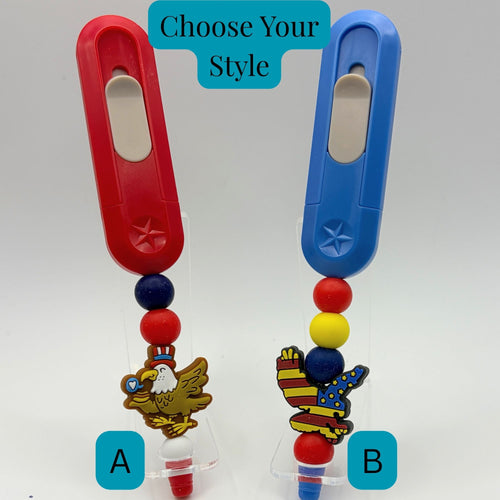 Beaded Box Cutter | Retractable Utility Knife | Choose Your Style A–B