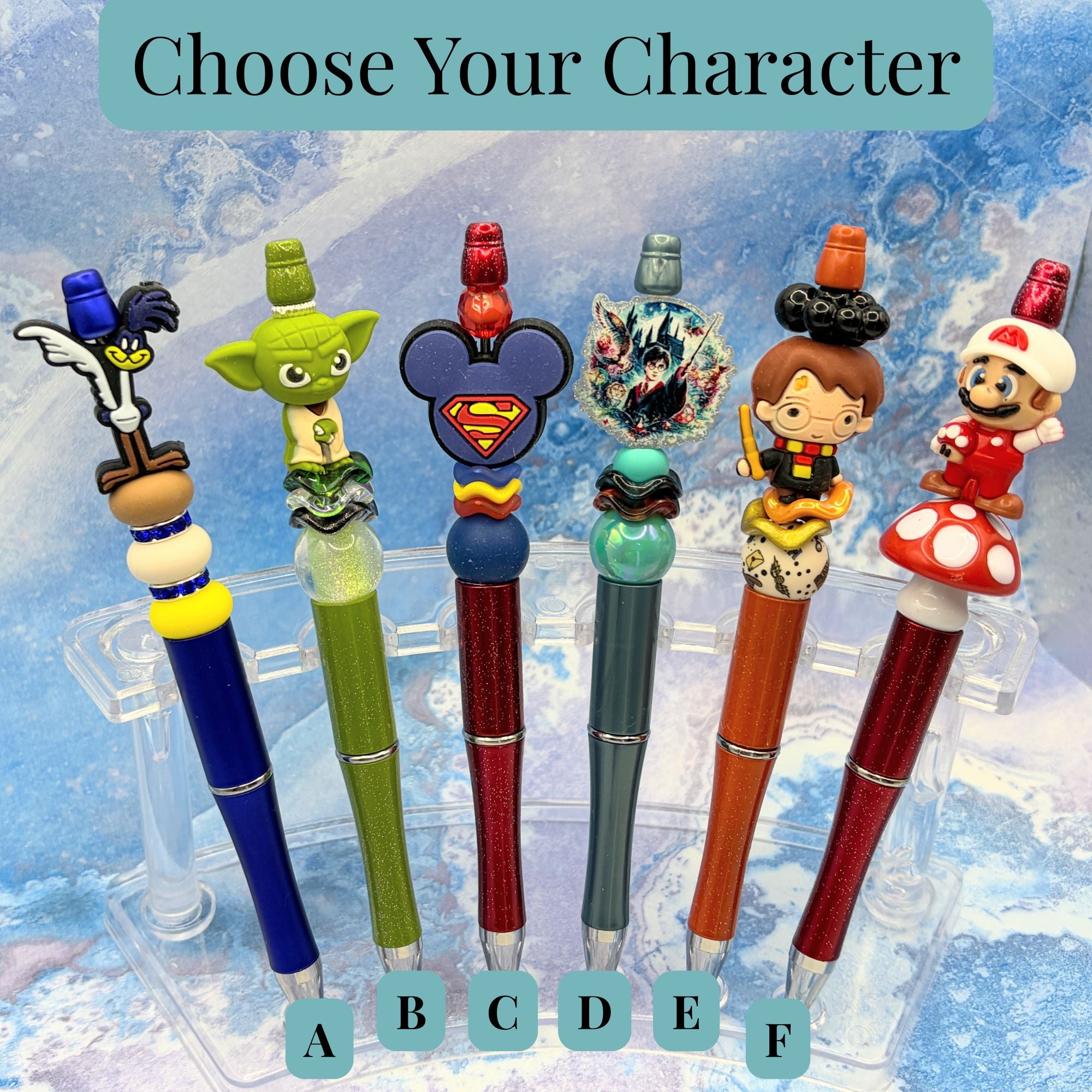 Inspired Character Favorites Beaded Pen Collection