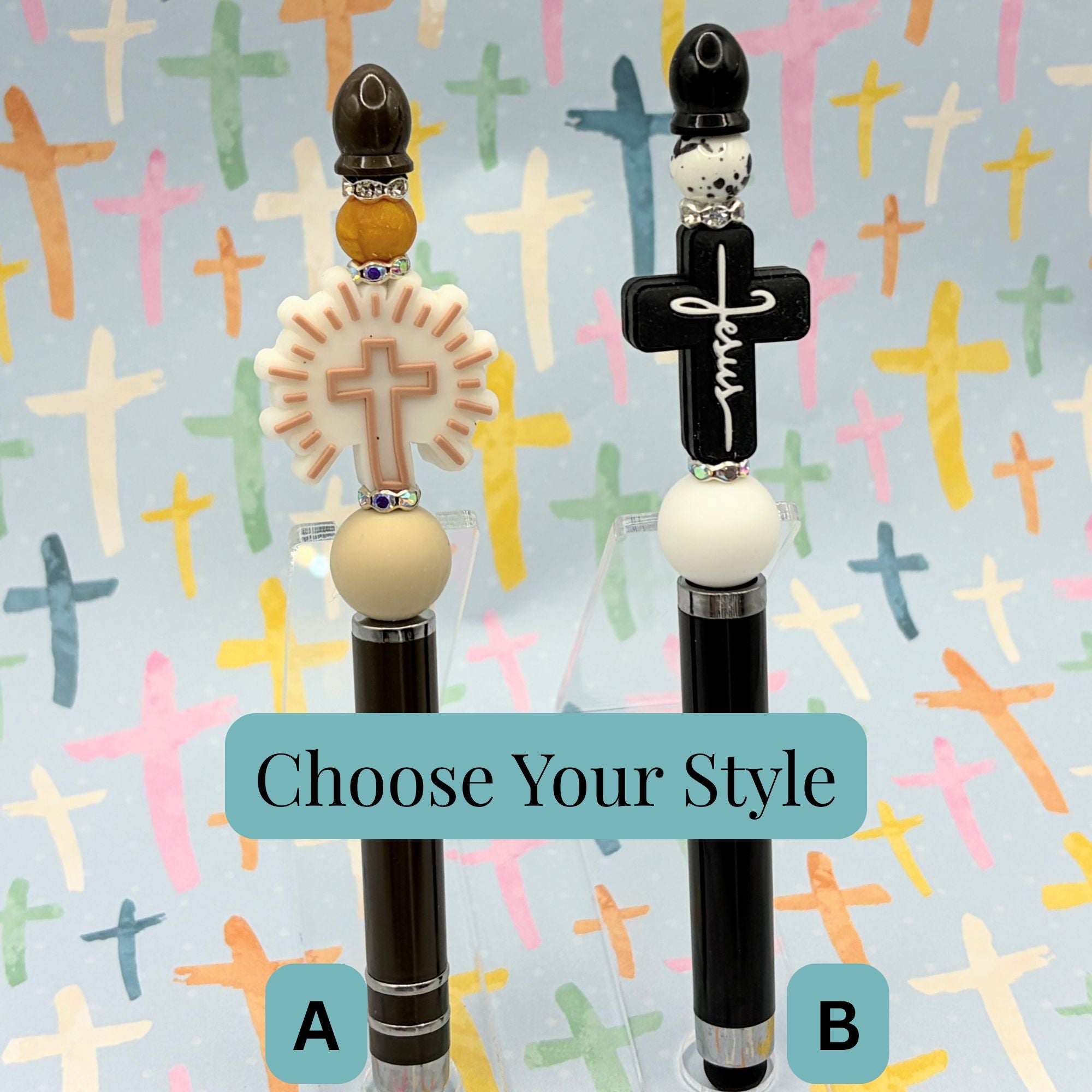 Faith & Grace Cross Touchscreen Stylus – Choose Your Style