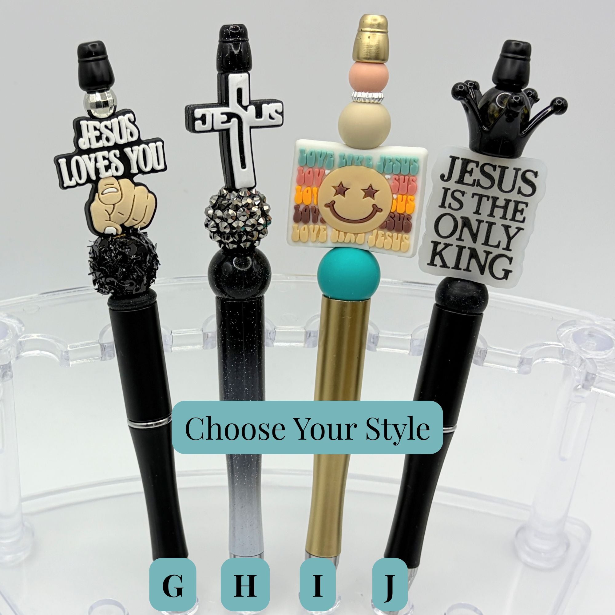 Dad Life Christian Beaded Pen Collection – Choose Your Style A-F