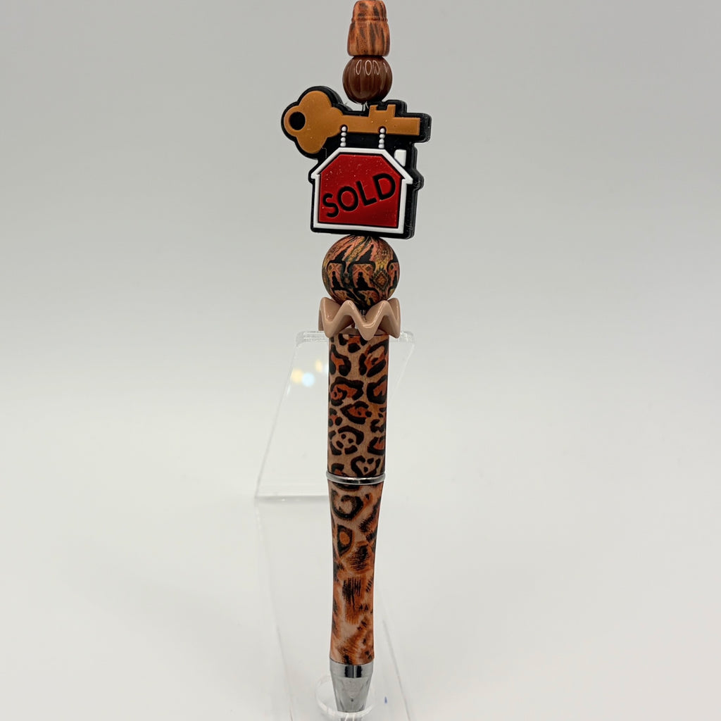 Realtor Beaded Pen Collection – Real Estate Agent Gift, Closing Gift, Office Pen, Choose Your Style A–G