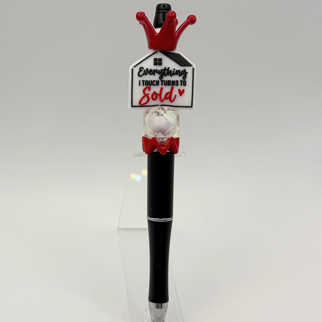 Realtor Life Beaded Pen Collection – Choose Your Style A–G