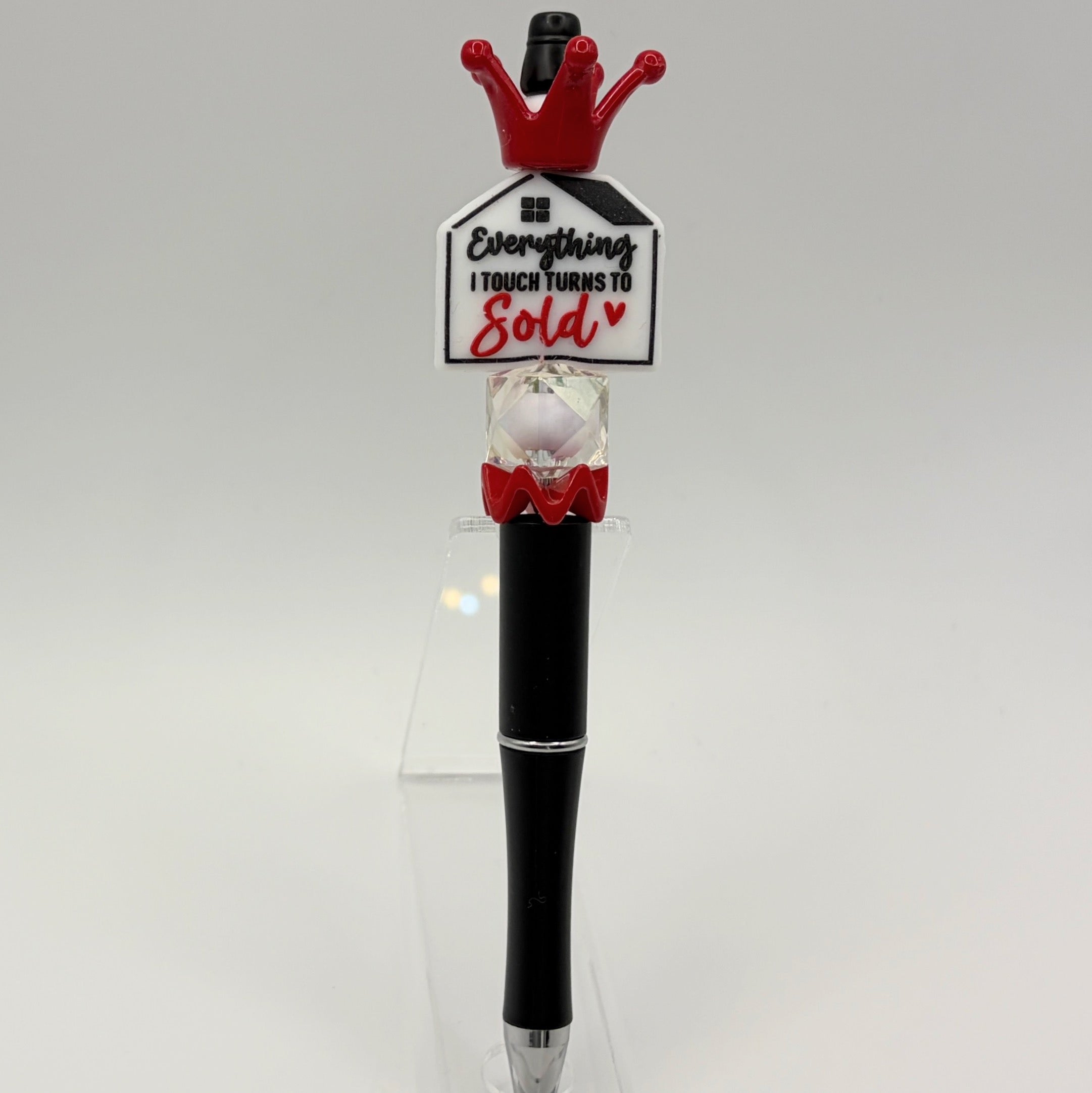 Realtor Beaded Pen Collection – Real Estate Agent Gift, Closing Gift, Office Pen, Choose Your Style A–G