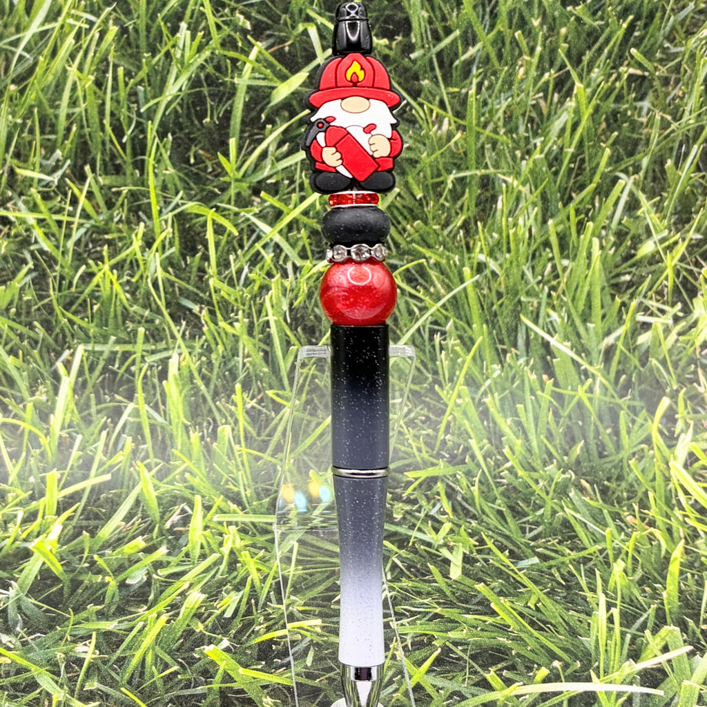 Firefighter Beaded Pen Collection