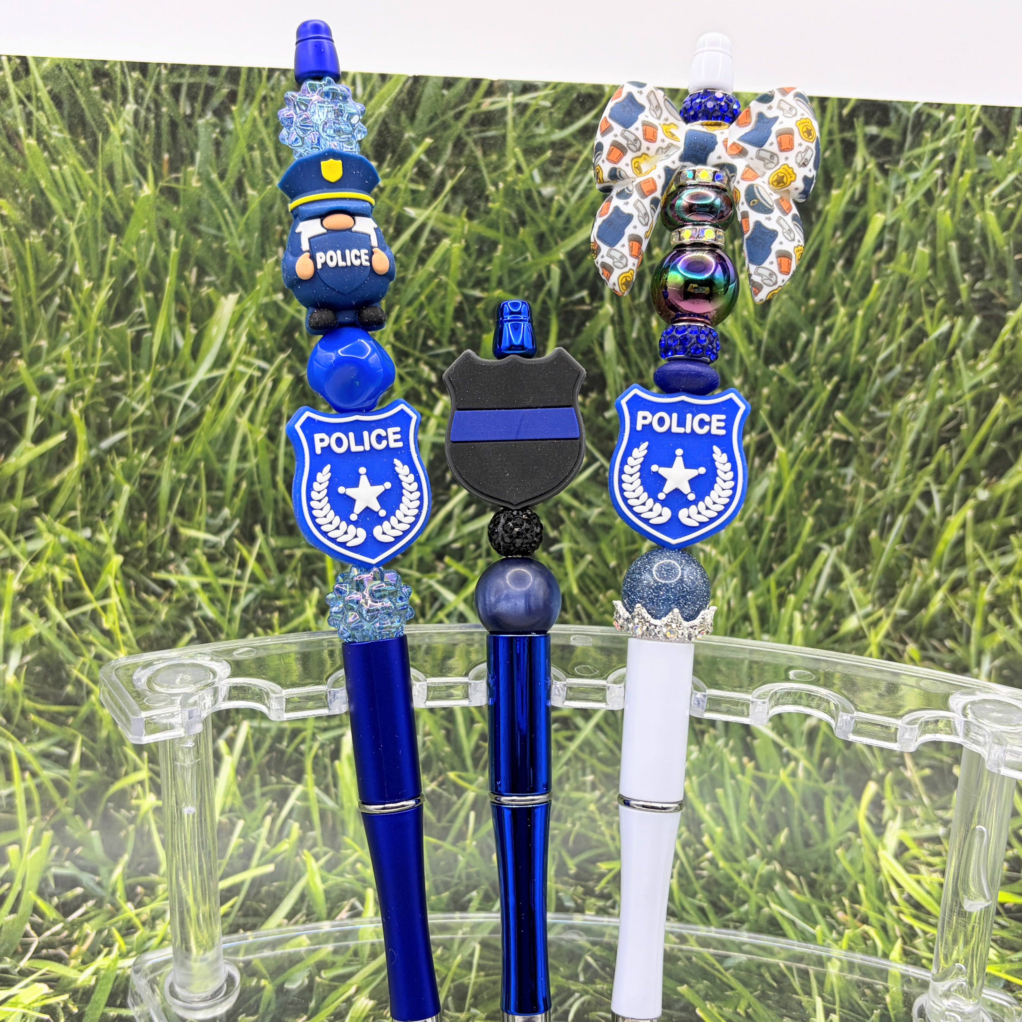 Police Officer Beaded Pen Collection