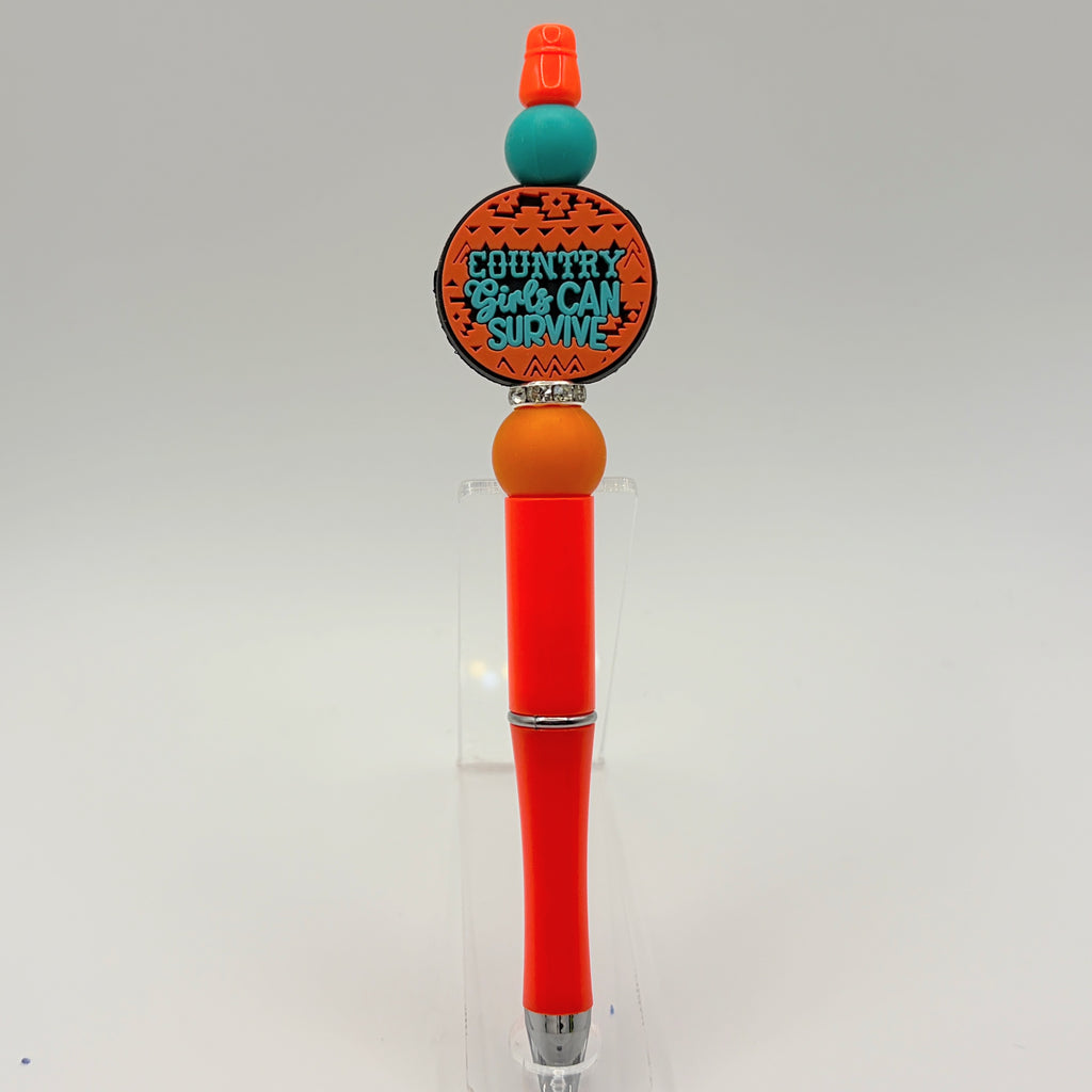 Country Girls Can Survive Beaded Pen – Outdoor Life Collection