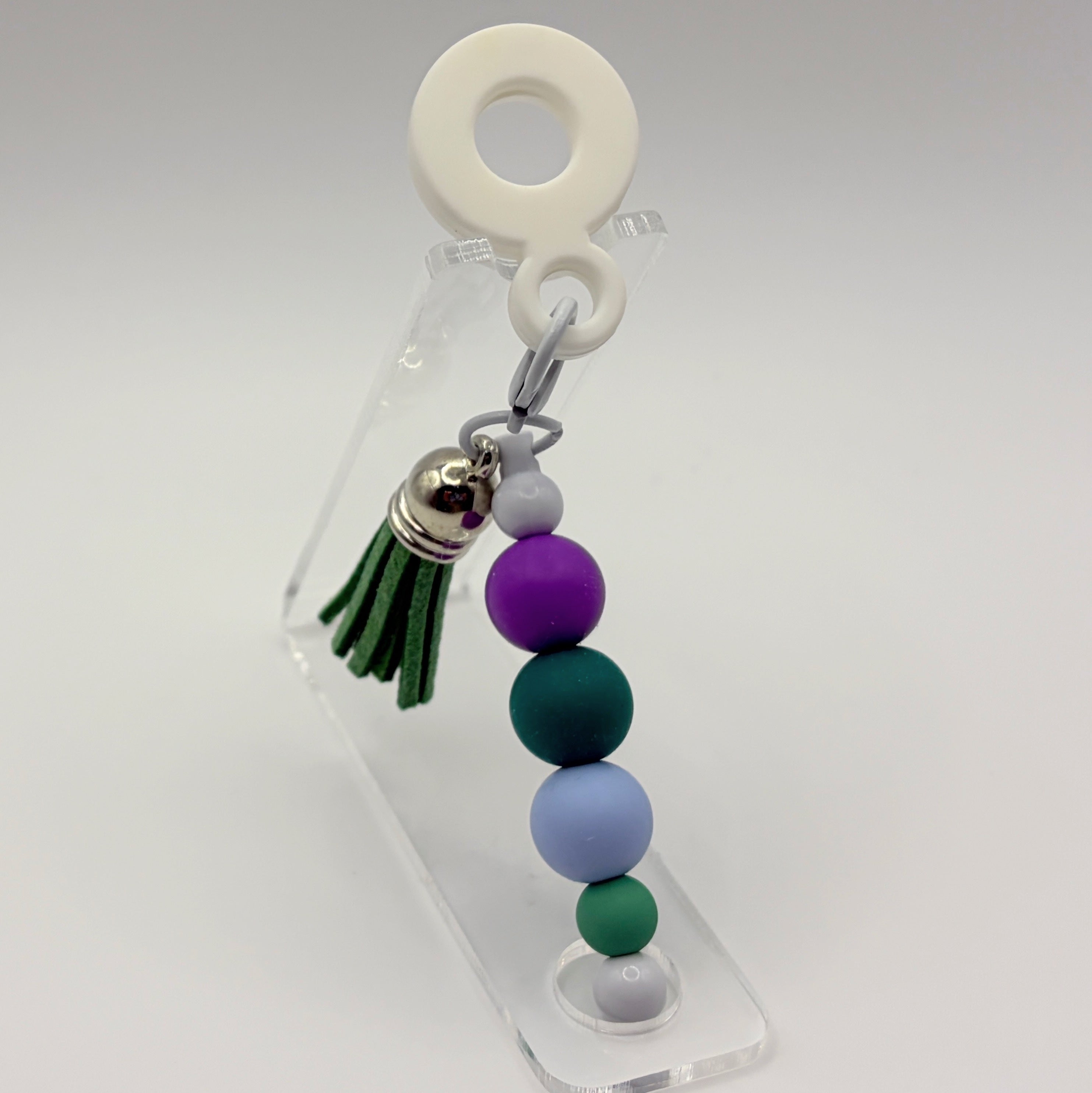 Beaded Straw Cap Charms – Reusable Silicone Tumbler Straw Toppers