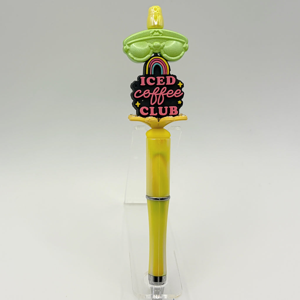 Coffee Lover Beaded Pen Collection – Starbucks, Iced Coffee Club & Seven Brew Inspired Gift Pens