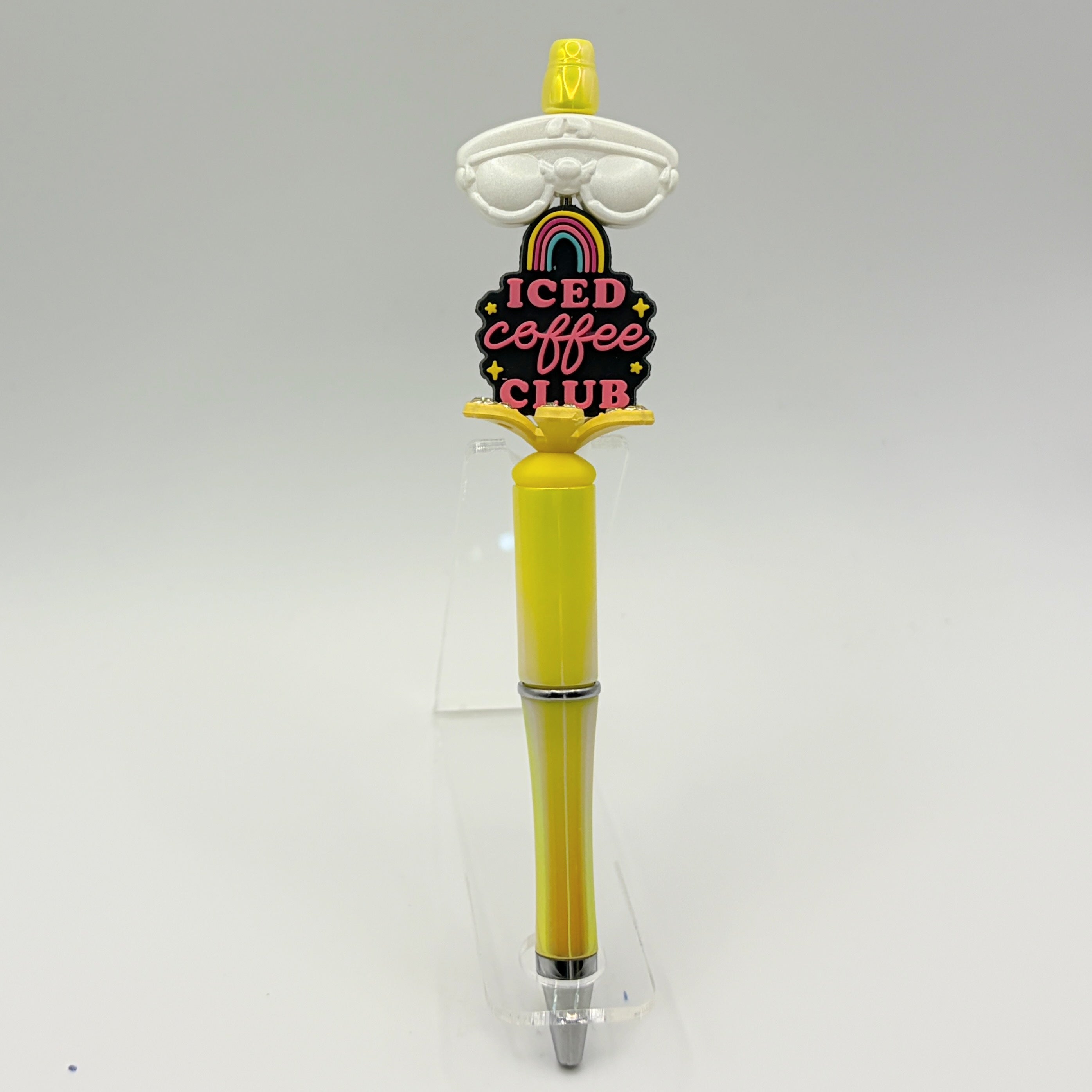 Coffee Lover Beaded Pen Collection – Starbucks, Iced Coffee Club & Seven Brew Inspired Gift Pens