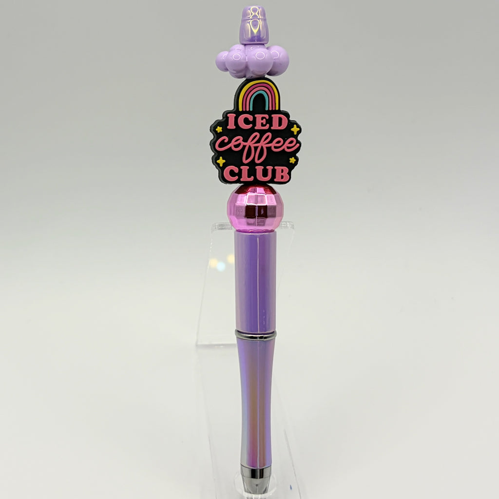 Coffee Lover Beaded Pen Collection – Starbucks, Iced Coffee Club & Seven Brew Inspired Gift Pens