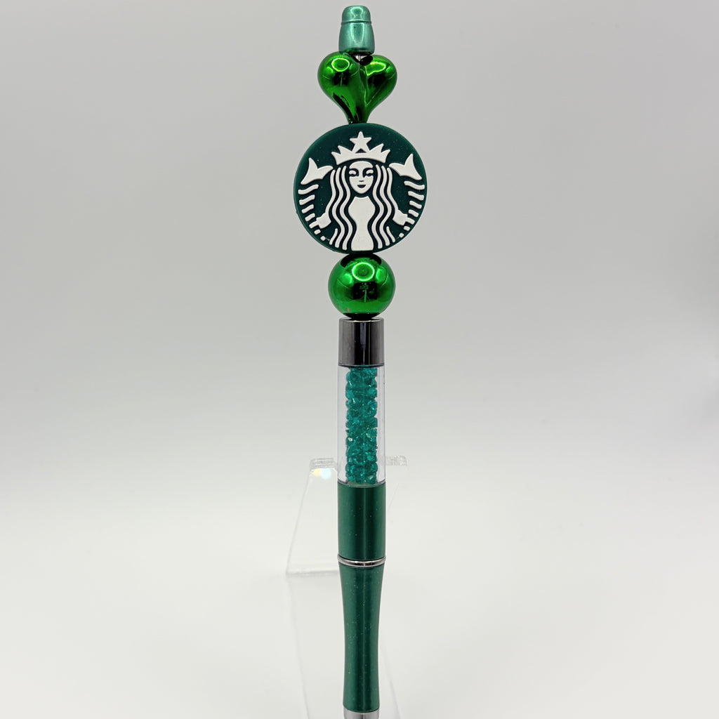 Coffee Lover Beaded Pen Collection – Starbucks, Iced Coffee Club & Seven Brew Inspired Gift Pens
