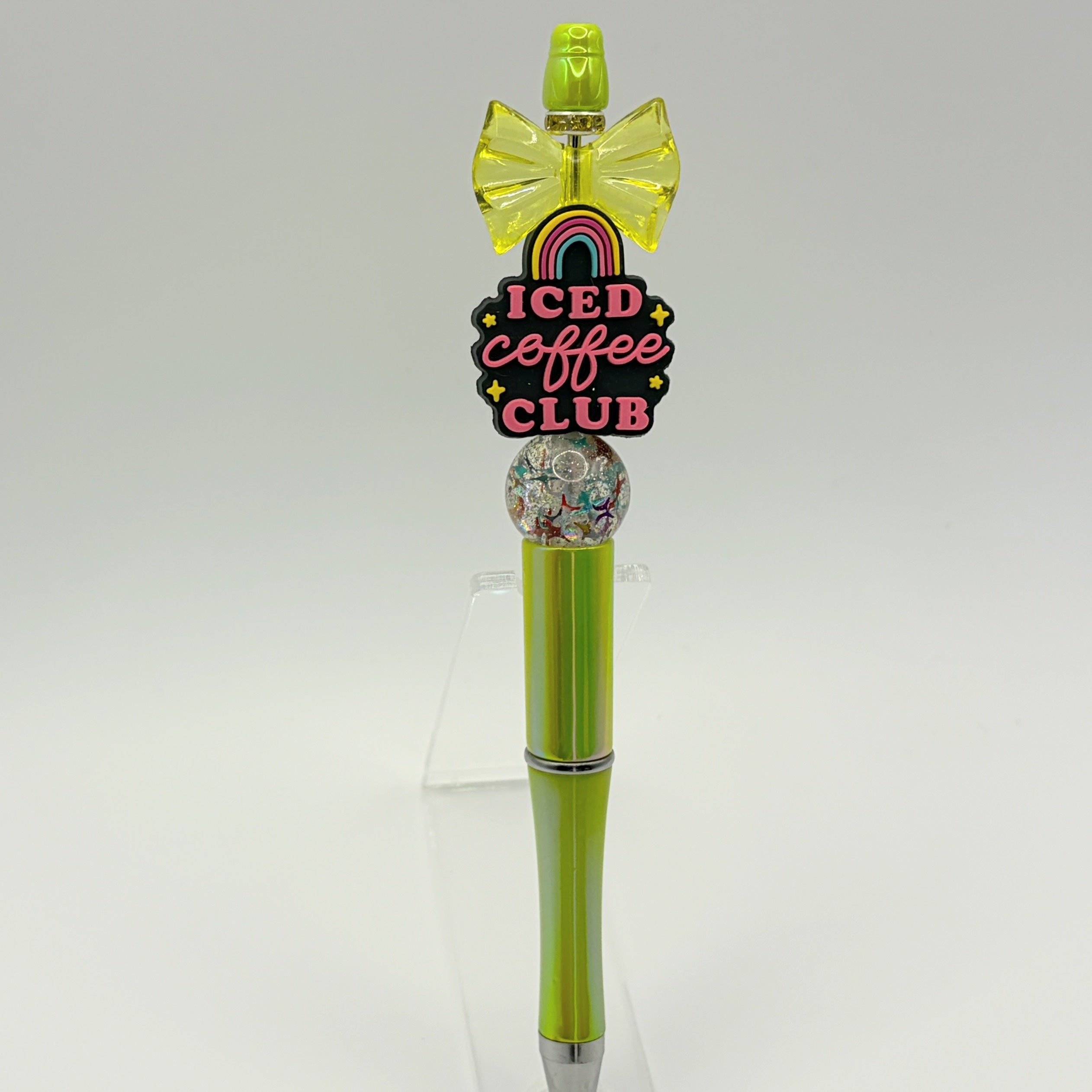 Coffee Lover Beaded Pen Collection – Starbucks, Iced Coffee Club & Seven Brew Inspired Gift Pens