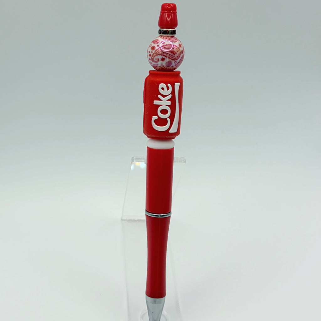 Coca-Cola Family Beaded Pen Collection – Coke, Diet Coke, Sprite & Fanta Handmade Pens