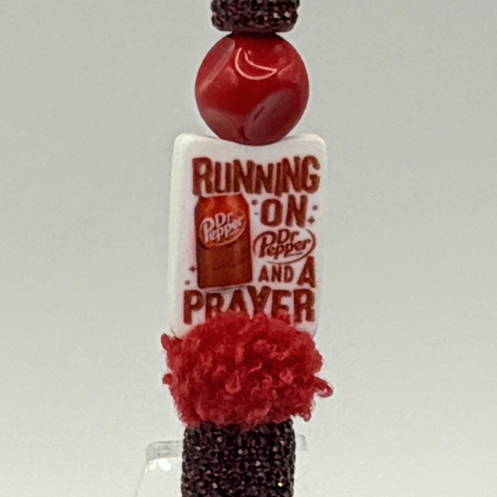 Dr Pepper Beaded Pen Collection – Handmade Dr Pepper Inspired Pens