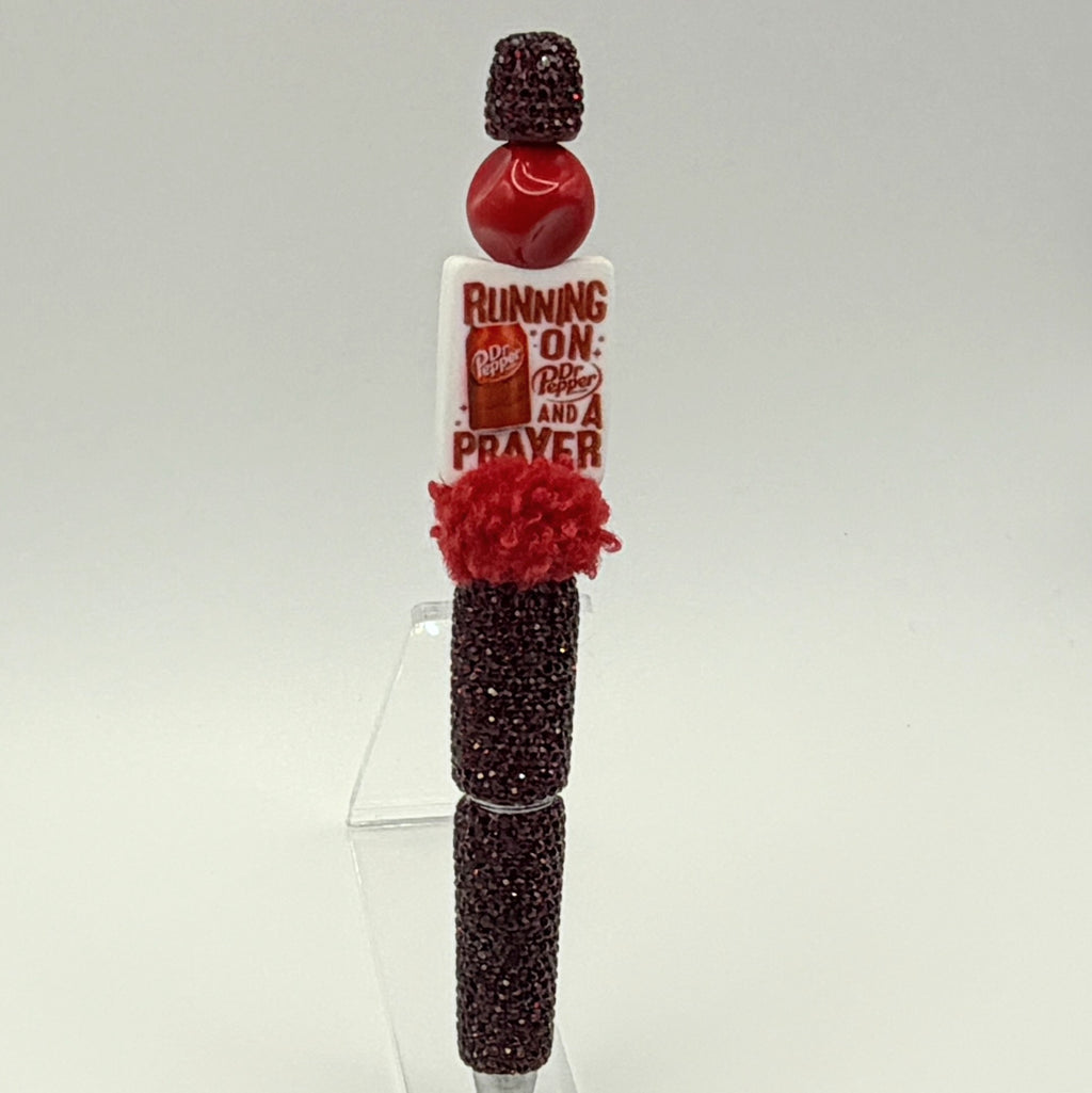 Dr Pepper Beaded Pen Collection – Handmade Dr Pepper Inspired Pens