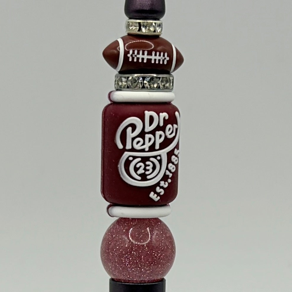 Dr Pepper Beaded Pen Collection – Handmade Dr Pepper Inspired Pens