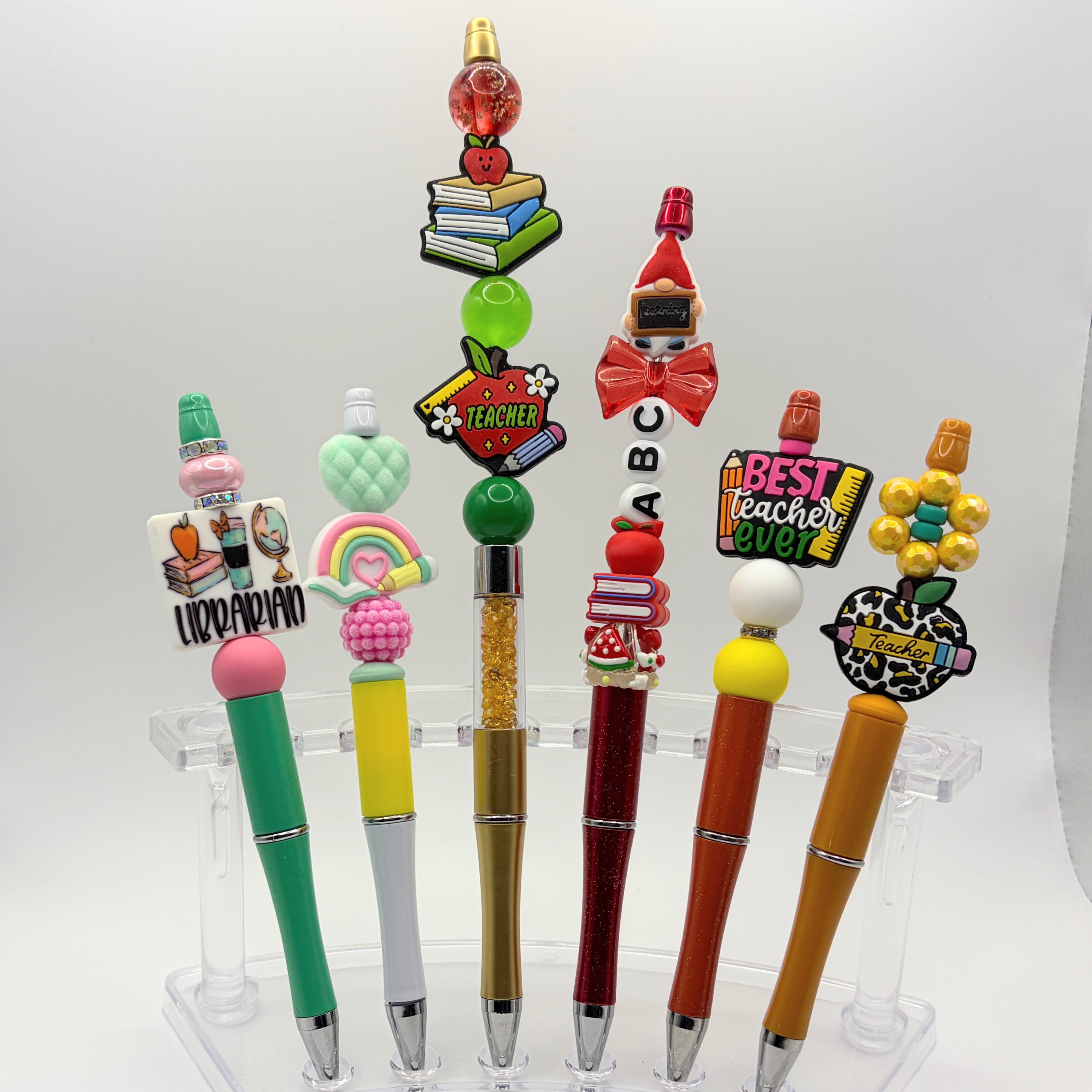 Teacher Beaded Pen Collection – Handmade Teacher Gift Pens – Back to School & Teacher Appreciation