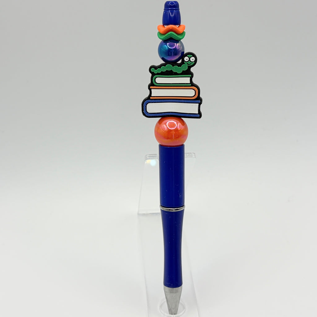 ✏️Teacher Beaded Pen Collection – Apple, School Bus, Books & Classroom Gifts✏️