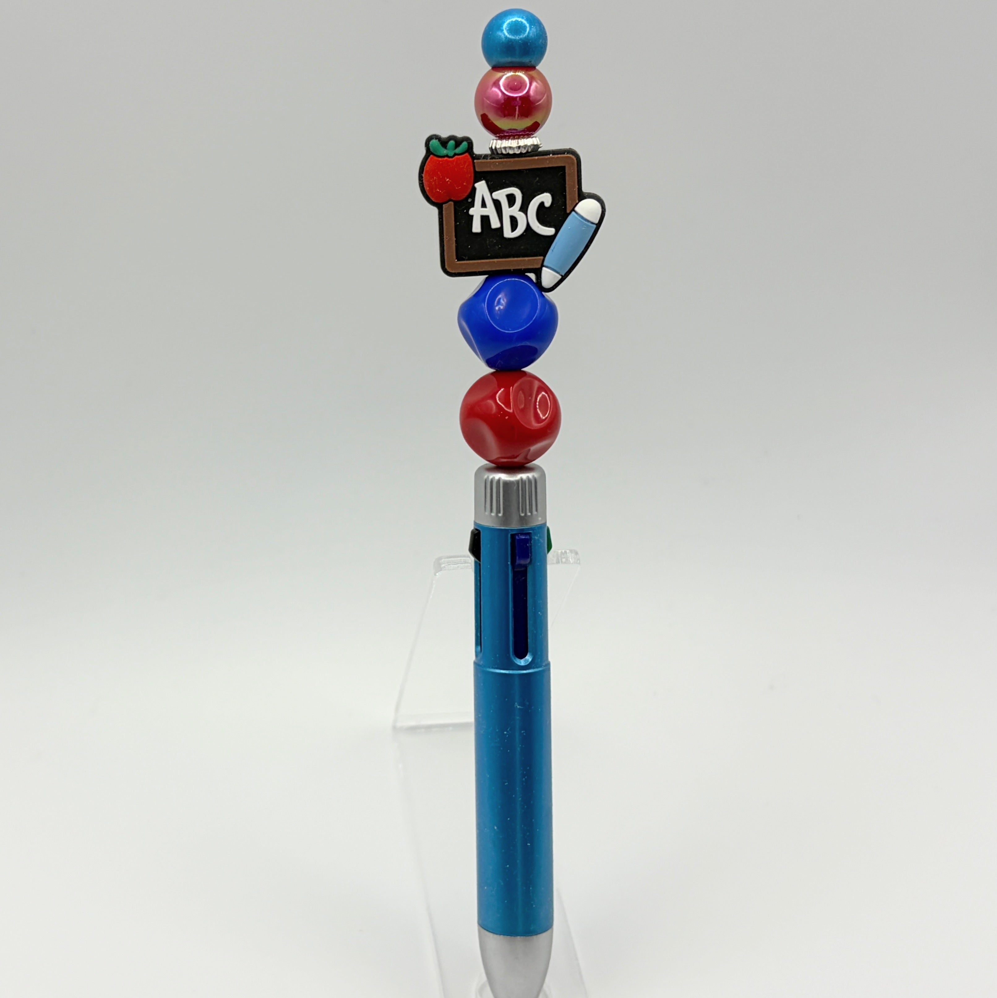 ✏️Teacher Beaded Pen Collection – Apple, School Bus, Books & Classroom Gifts✏️