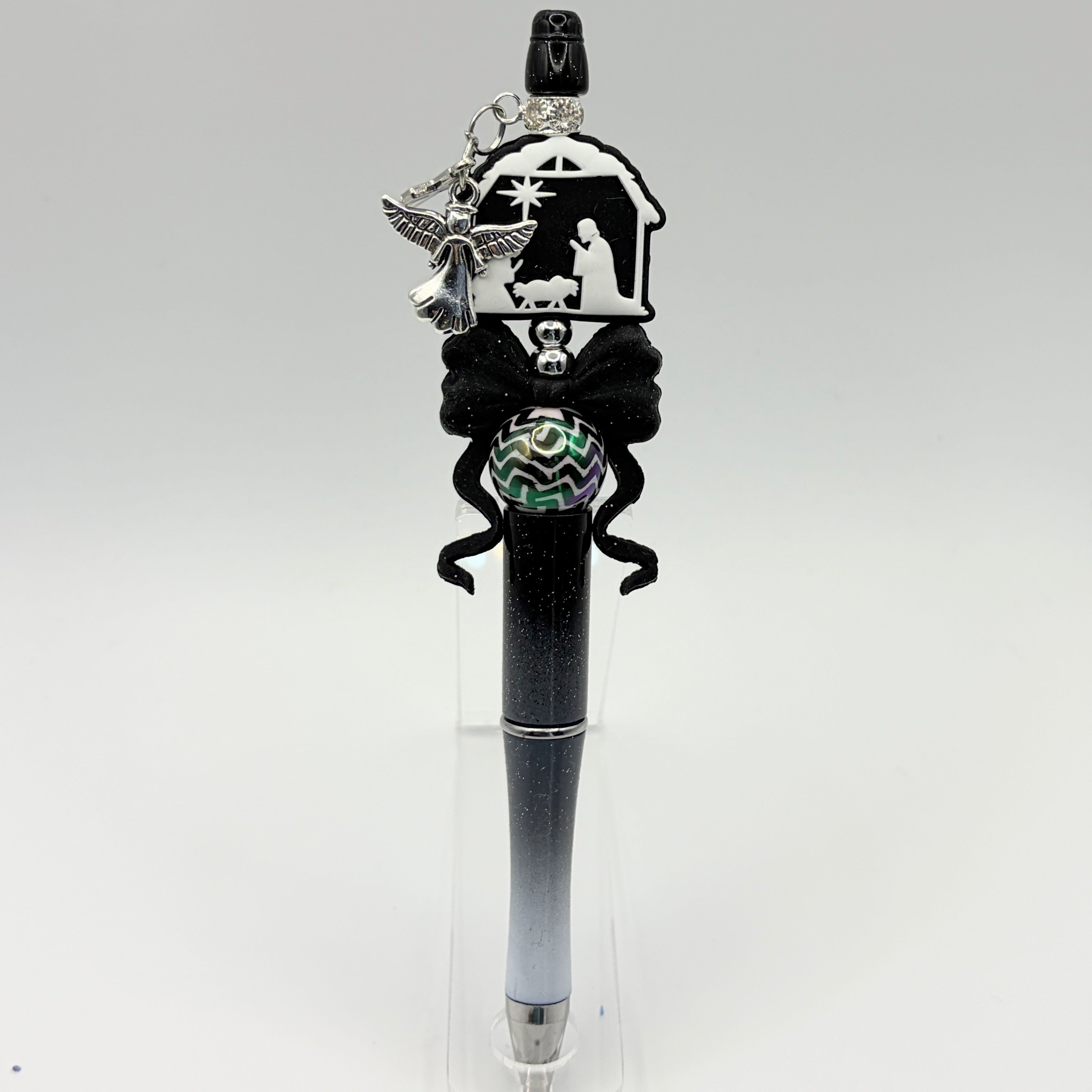 Nativity & Happy Birthday Jesus Beaded Pen Collection | Handmade Christmas Pens