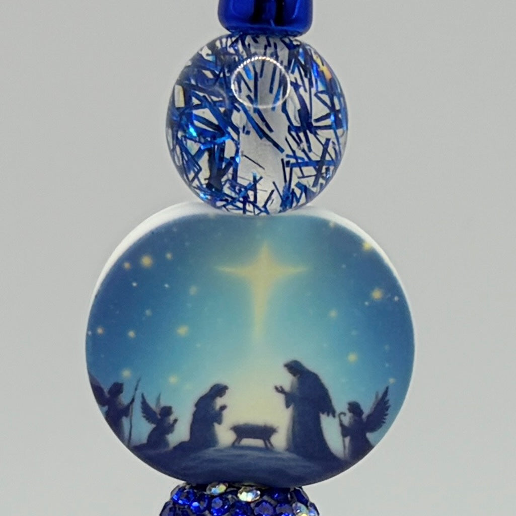 Faith-Filled Christmas Beaded Pen Collection | Handmade Christian Holiday Pens