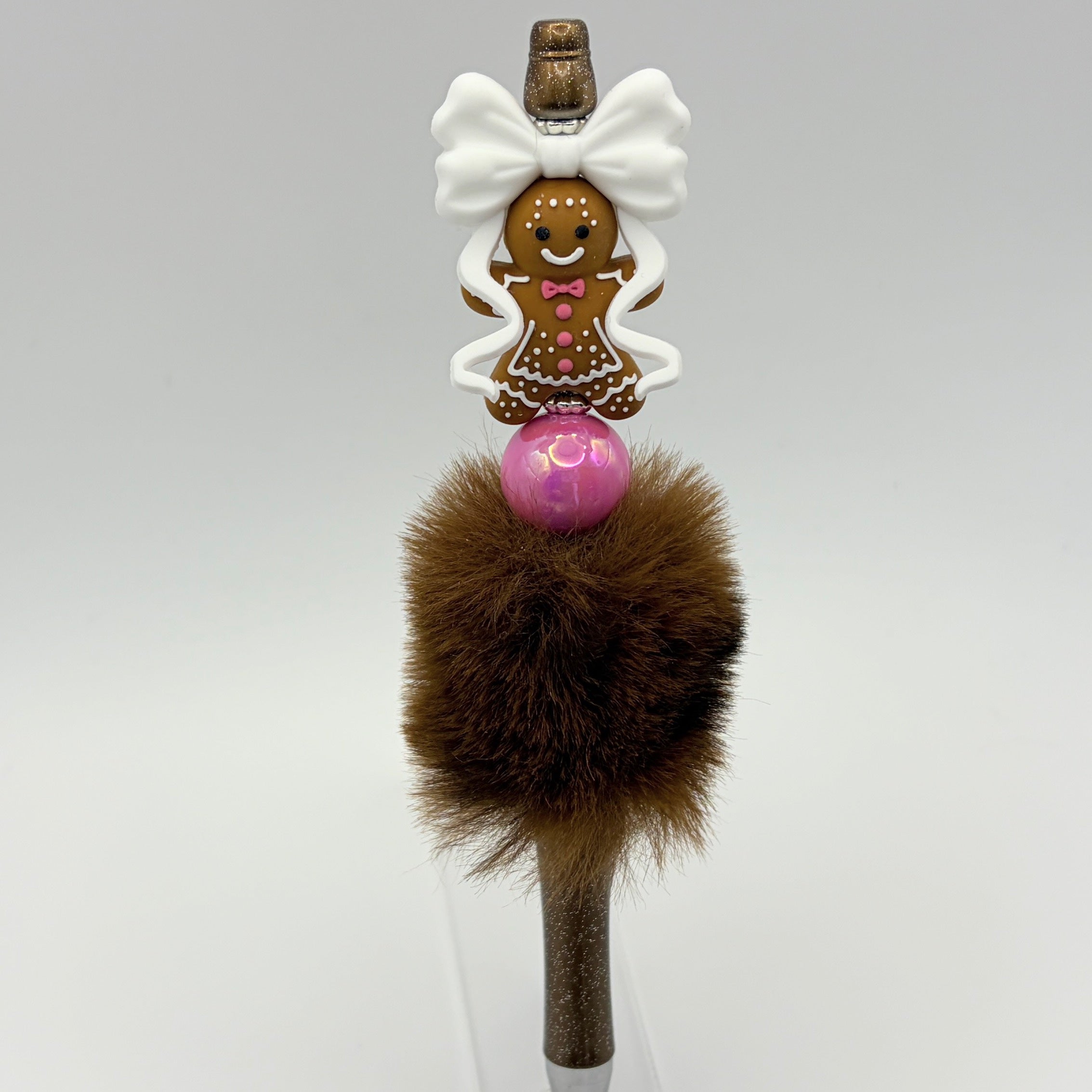 Sweet Christmas Beaded Pen Collection | Handmade Gingerbread & Christmas Tree Pens