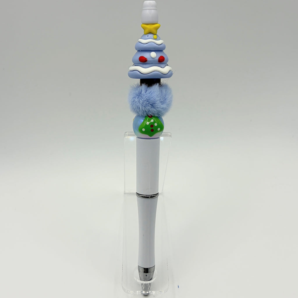 Sweet Christmas Beaded Pen Collection | Handmade Gingerbread & Christmas Tree Pens