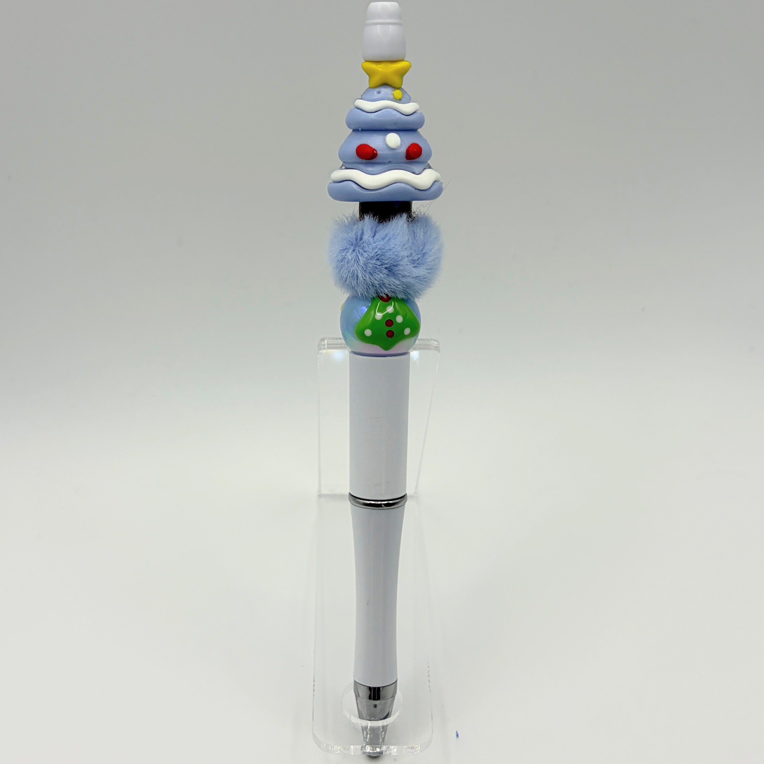 Sweet Christmas Beaded Pen Collection | Handmade Gingerbread & Christmas Tree Pens