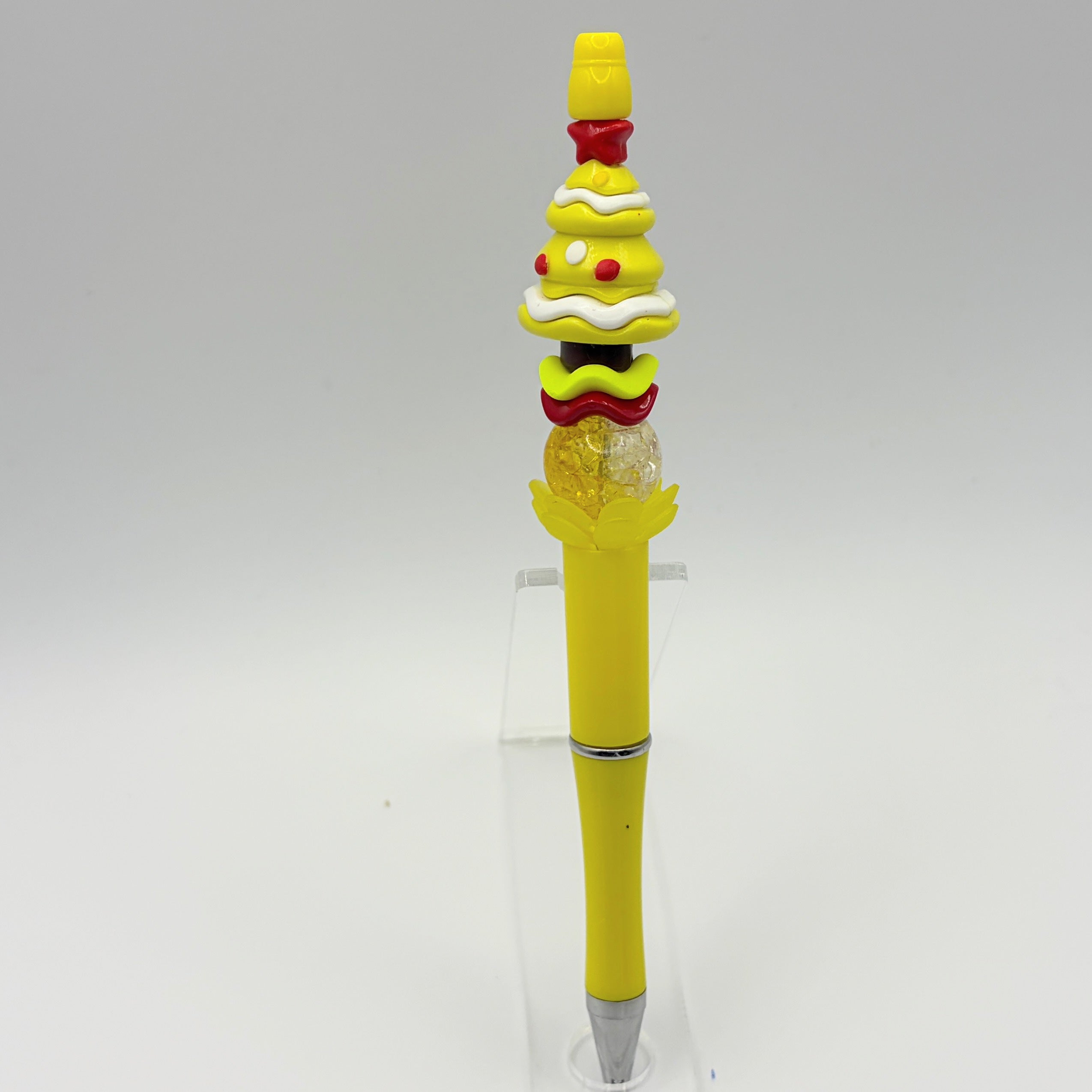 Sweet Christmas Beaded Pen Collection | Handmade Gingerbread & Christmas Tree Pens