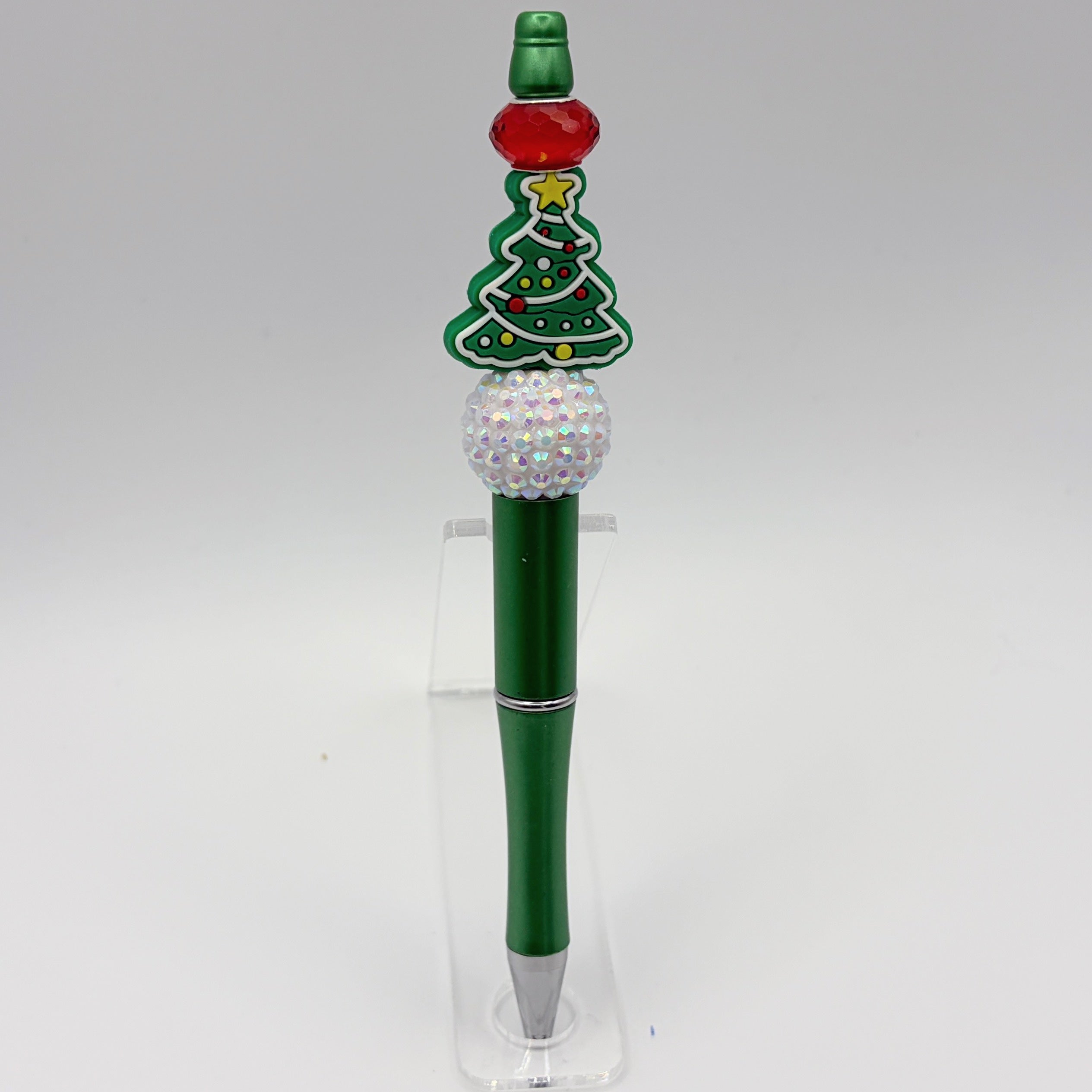 Sweet Christmas Beaded Pen Collection | Handmade Gingerbread & Christmas Tree Pens