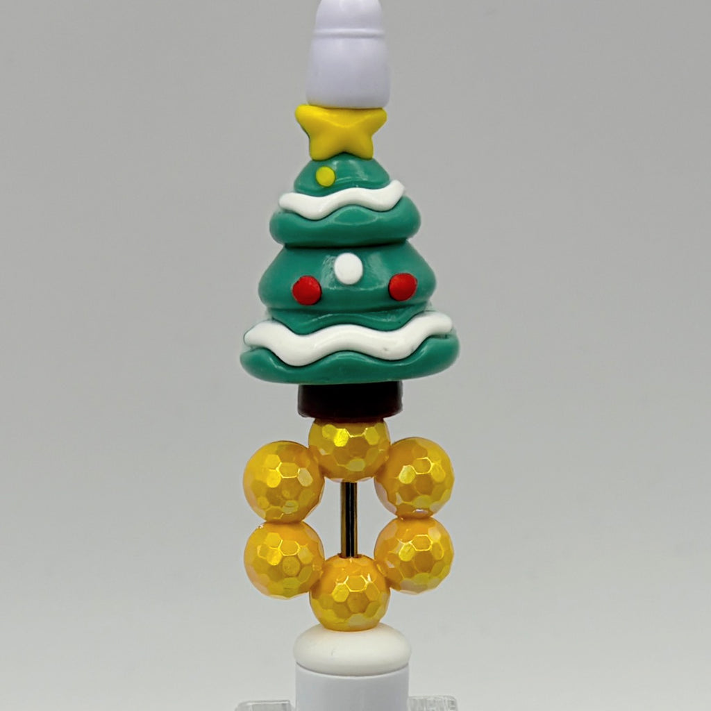 Sweet Christmas Beaded Pen Collection | Handmade Gingerbread & Christmas Tree Pens