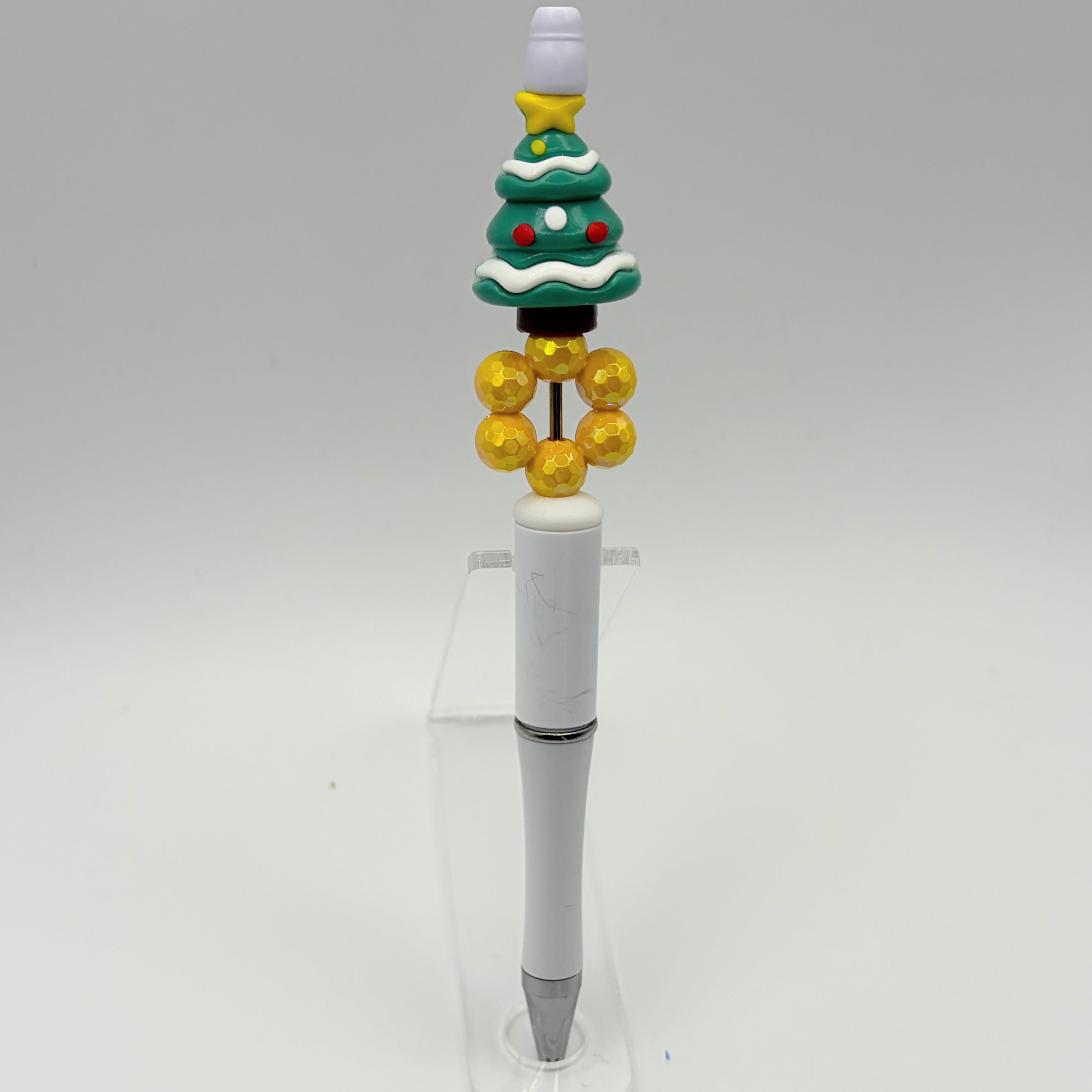 Sweet Christmas Beaded Pen Collection | Handmade Gingerbread & Christmas Tree Pens