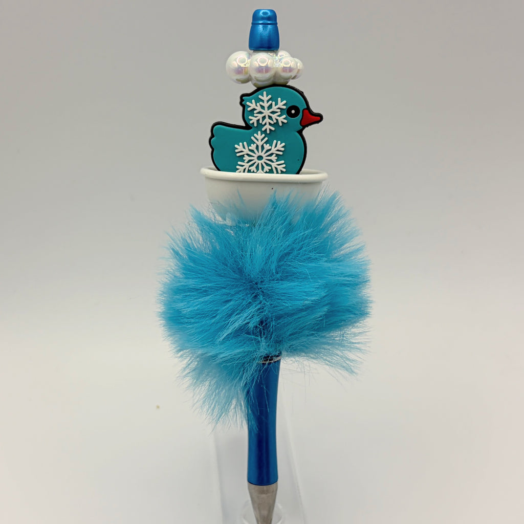 Christmas Highland Cow Beaded Pen Collection | Handmade Holiday Gift Pens