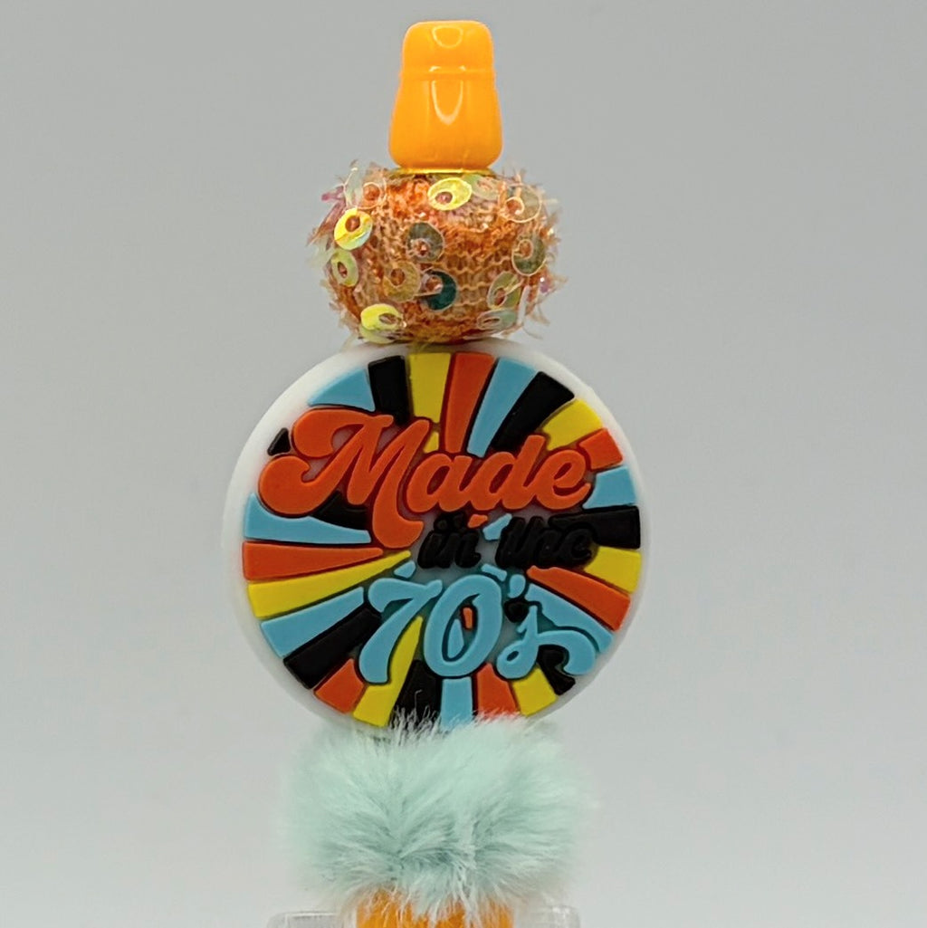 Retro Vibes Beaded Pen Collection | 70s & 80s Inspired Pens