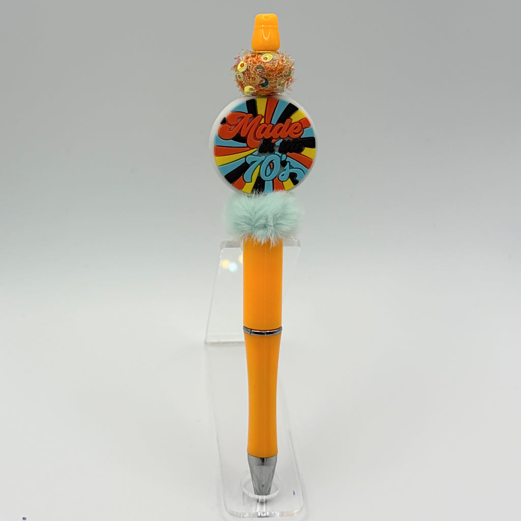 Retro Vibes Beaded Pen Collection | 70s & 80s Inspired Pens