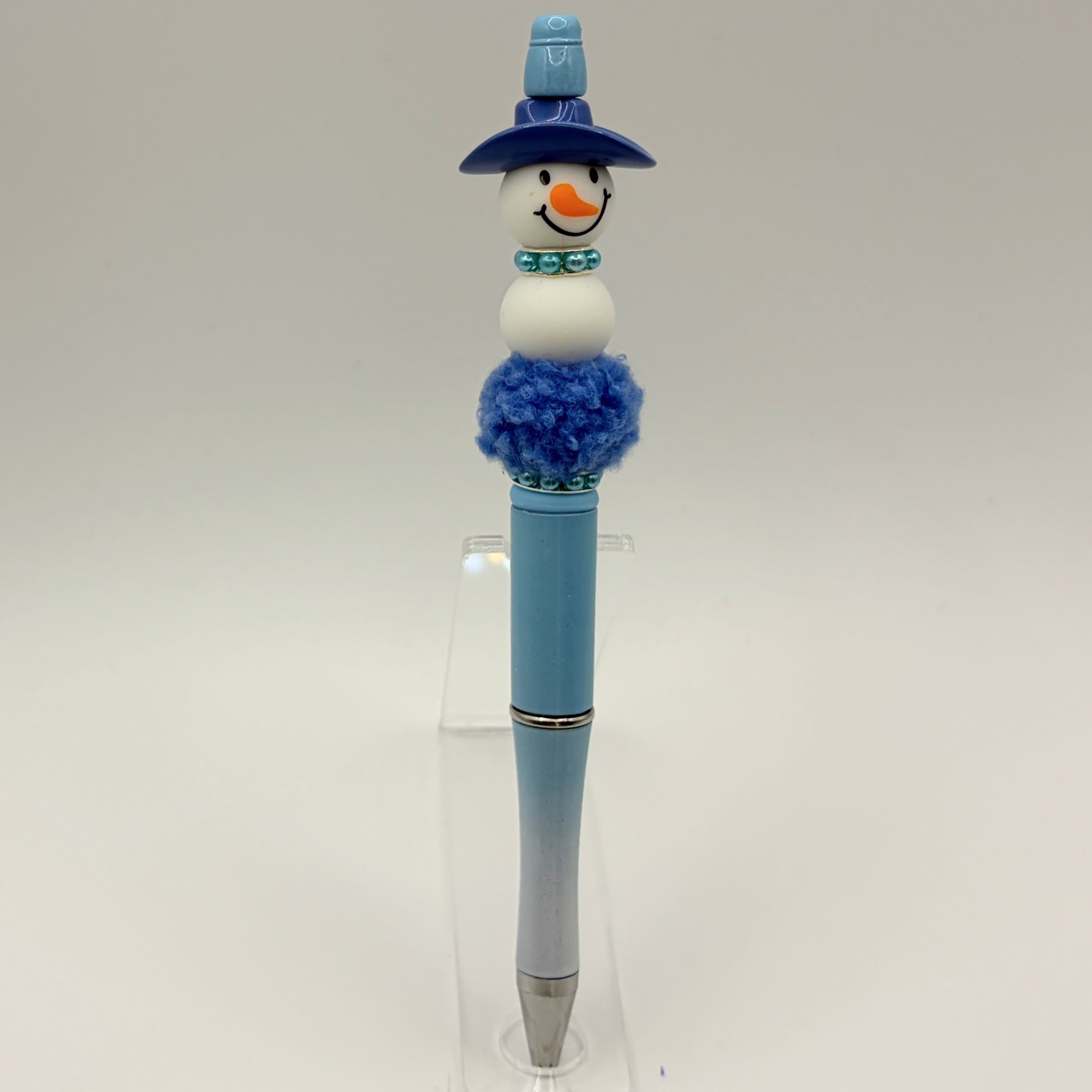 Handmade Snowman Beaded Pens | Choose Your Favorite Winter Style
