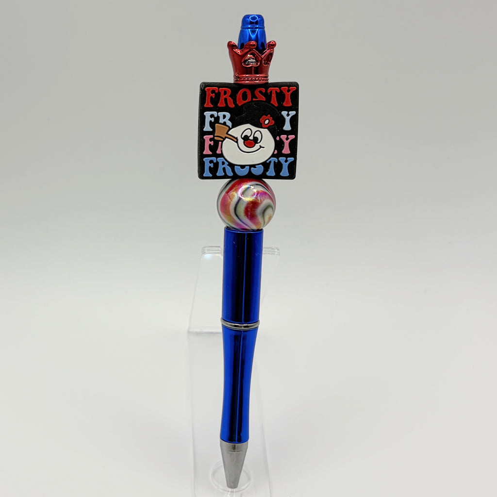 Handmade Snowman Beaded Pens | Choose Your Favorite Winter Style