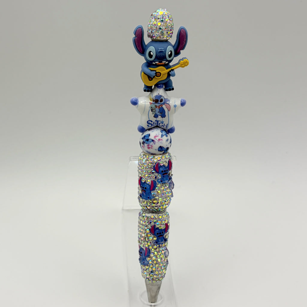 Disney Christmas Beaded Pens | Stitch, Mickey, Minnie & Hello Kitty Holiday Gift Pens