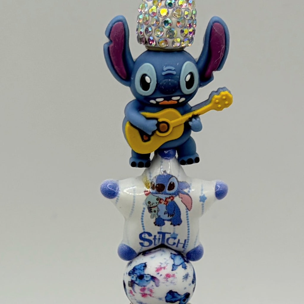 Disney Christmas Beaded Pens | Stitch, Mickey, Minnie & Hello Kitty Holiday Gift Pens