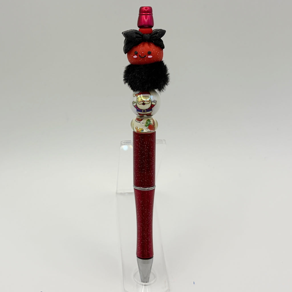 Santa's Workshop Beaded Pen Collection | Handmade Christmas Gift Pens