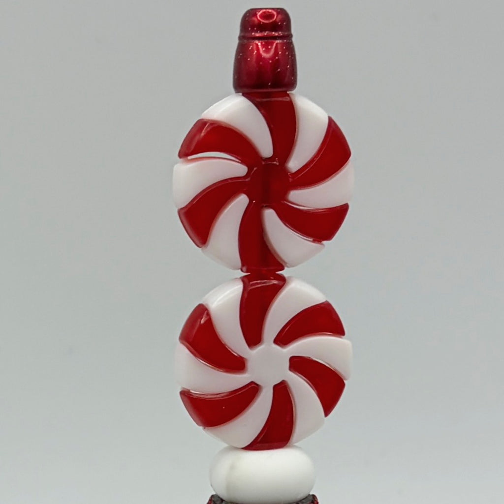 Christmas Beaded Pen Collection – Candy, Holly, Snowflake, Snow Globe & Christmas Tree Pens