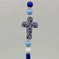 Faith & Freedom Beaded Crochet Hooks | Cross & Patriotic Designs