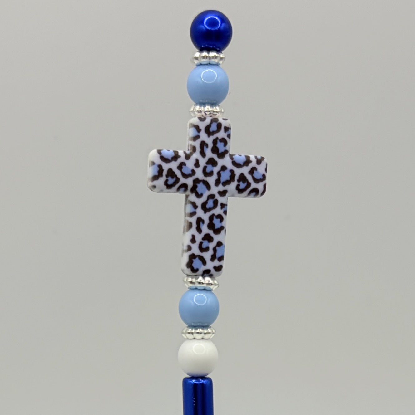 Faith & Freedom Beaded Crochet Hooks | Cross & Patriotic Designs
