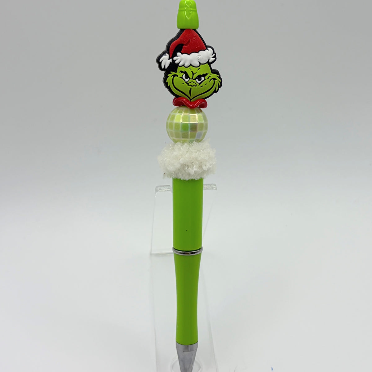 Merry Grinchmas Beaded Pen Collection | Handmade Christmas Rhinestone Pens