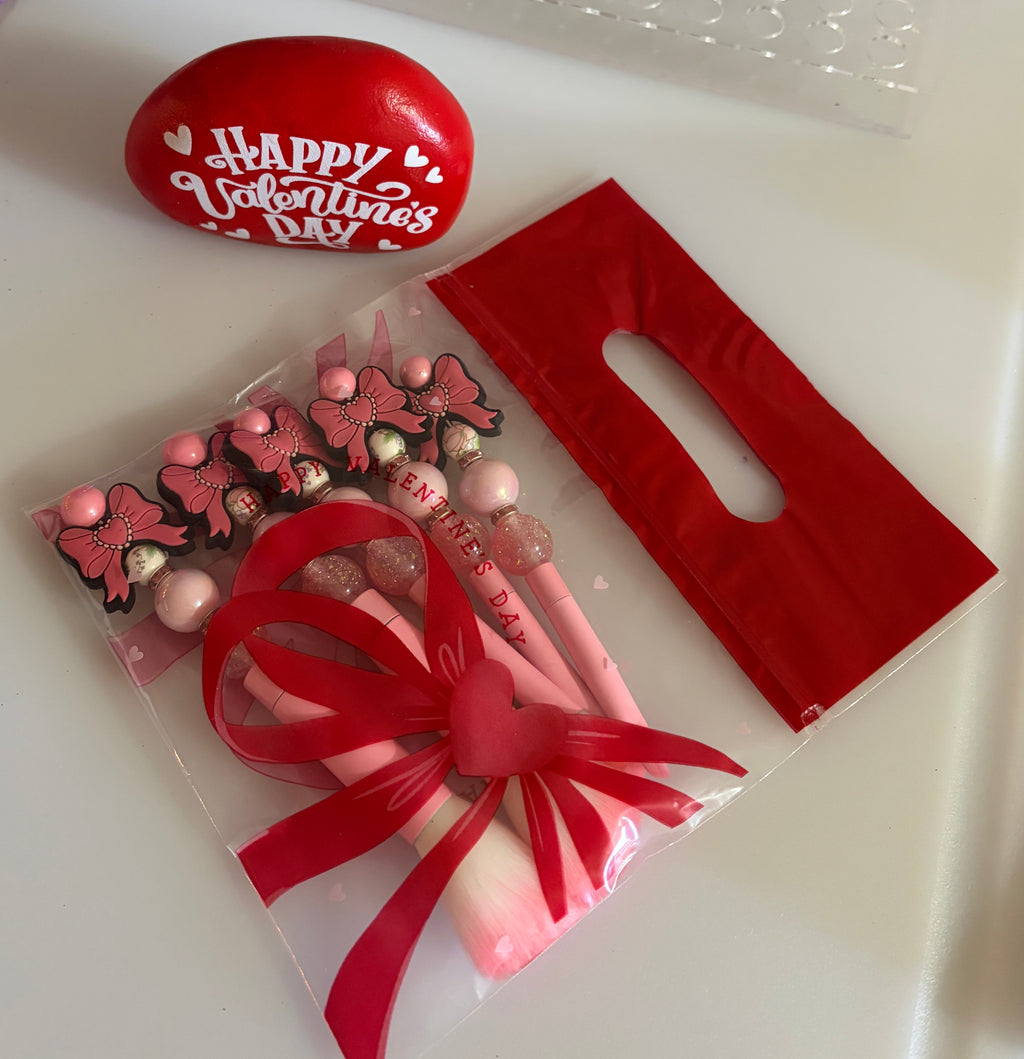 Beaded Make-Up Brush Set – Choose Your Style A–J | Handmade Cosmetic Brushes | Unique Gift Idea