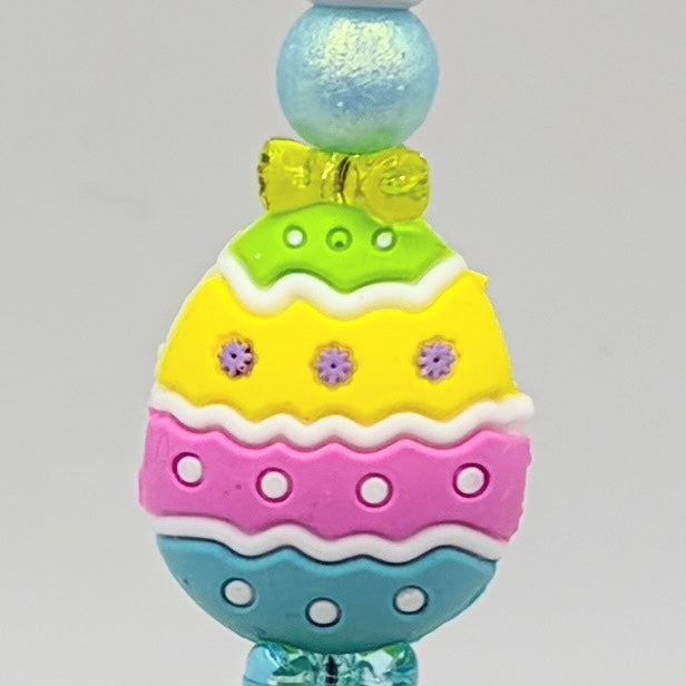 Colorful Easter Egg Beaded Pens – Choose Your Style (A–E) | Handmade Basket Stuffers