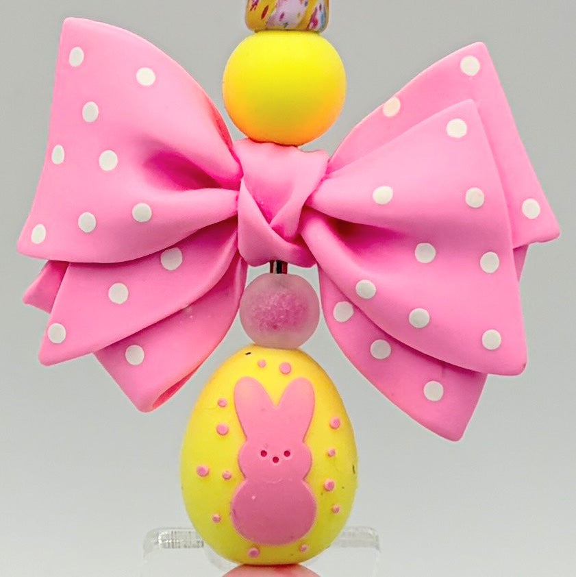 Colorful Easter Egg Beaded Pens – Choose Your Style (A–E) | Handmade Basket Stuffers