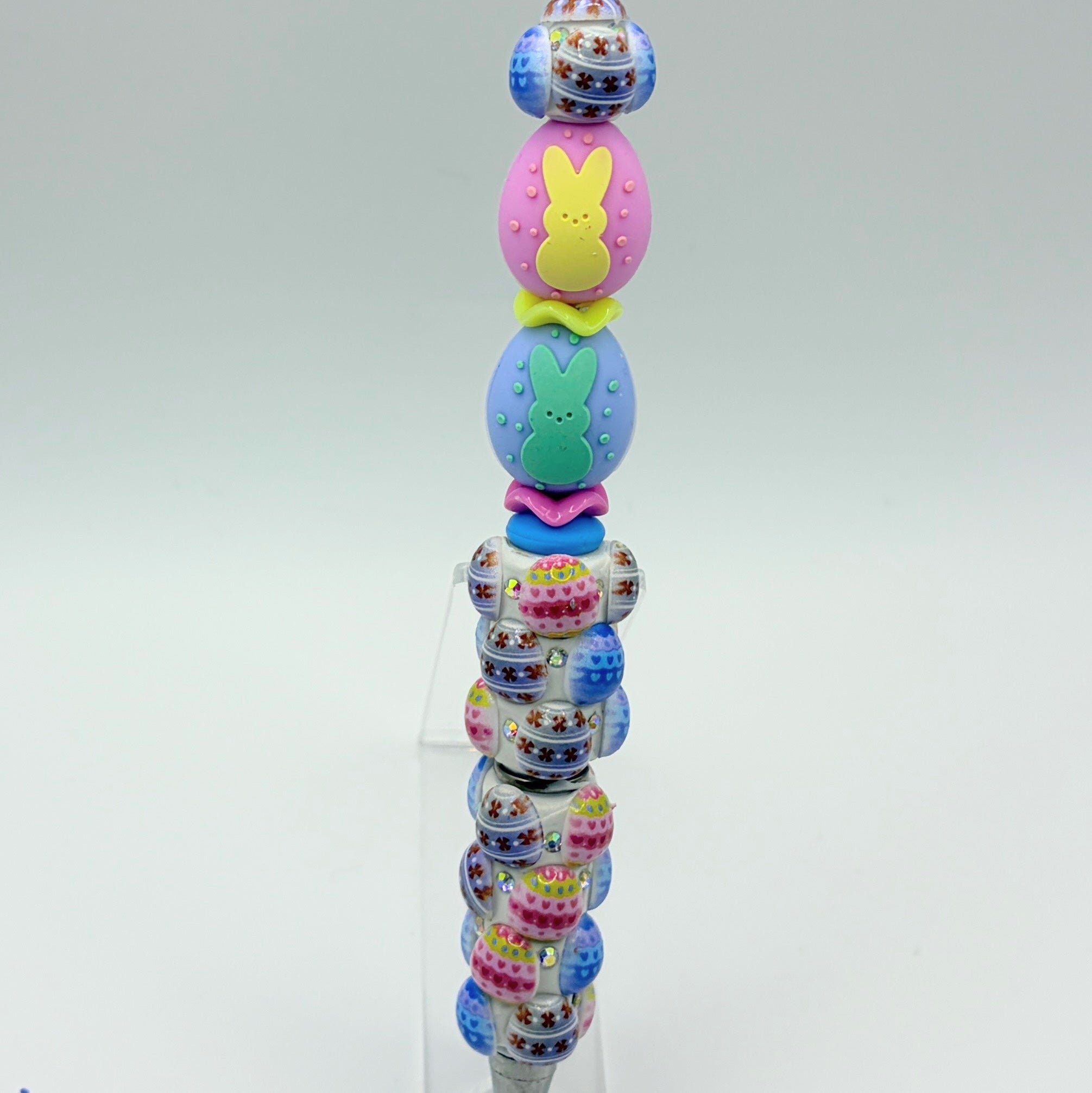 Easter Basket Stuffer Pens – Cute Bunny Beaded Pens | Choose Your Style (A–E)
