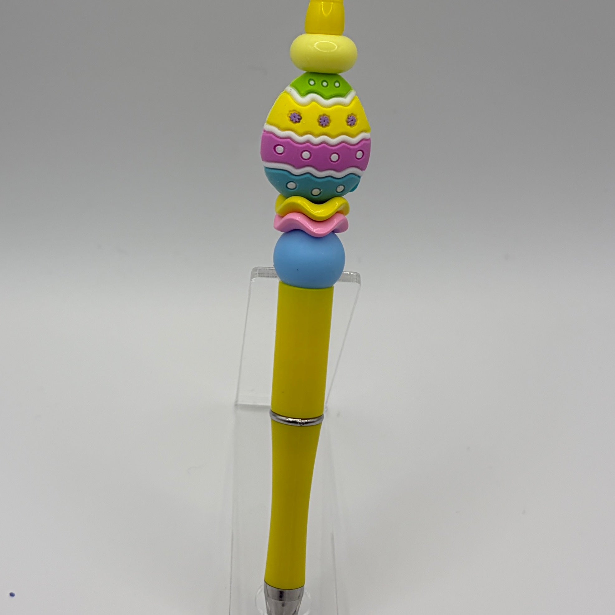 Colorful Easter Egg Beaded Pens – Choose Your Style (A–E) | Handmade Basket Stuffers